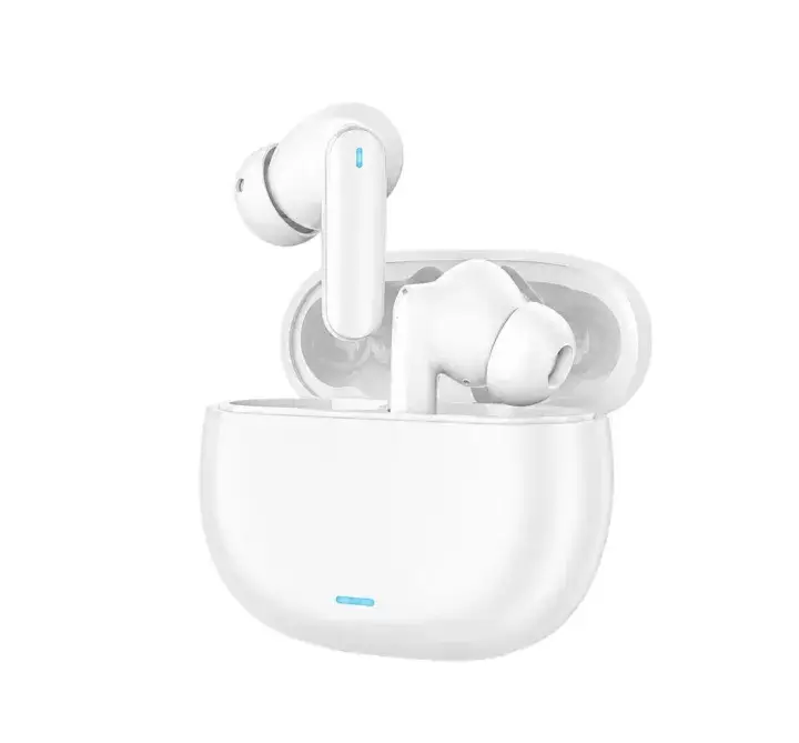 White Airpods Wireless Earbuds Bluetooth 5.3 | Deep Bass | Smart Touch | Noise Reduction | HD Sound | Touch Control | Long Battery Life