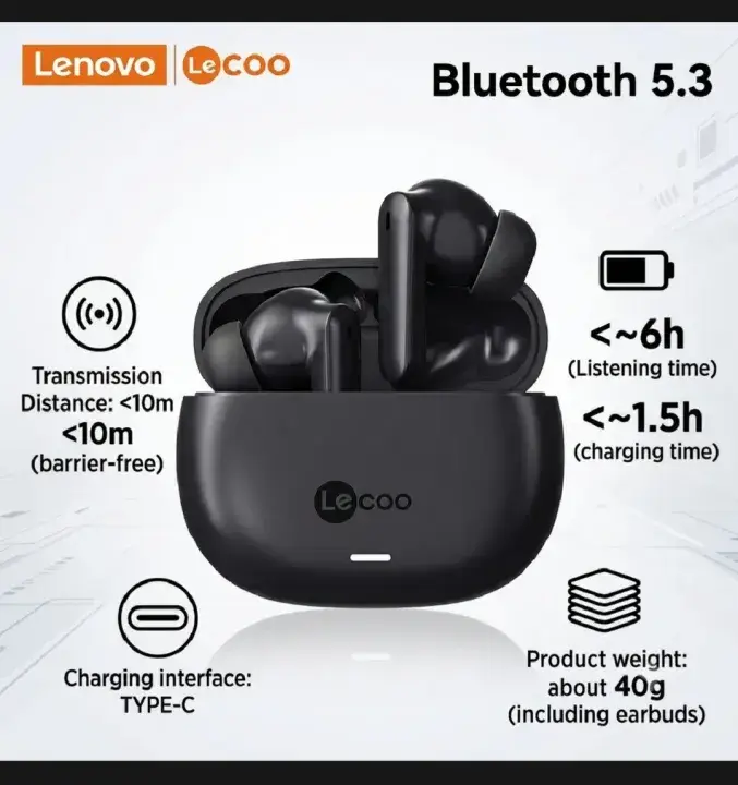 Lenovo Lecoo EW322 Bluetooth Earbuds