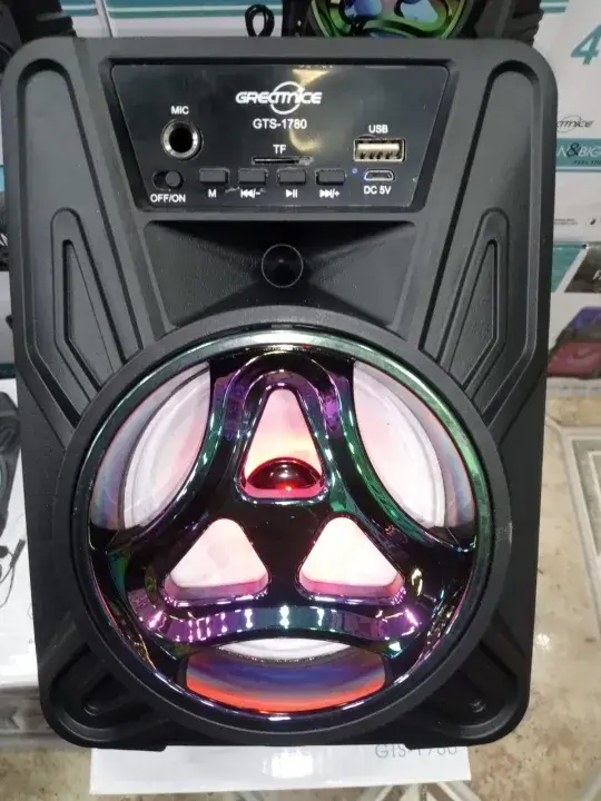 GTS-1780 Wireless Speaker With Mic and USB cable