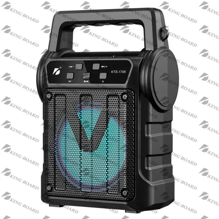 KTS-1706 Wireless Speaker: Crystal Clear Sound Anywhere Take the Party Anywhere Powerful, and Portable