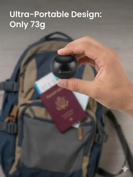 DAMIX DM-120 Mini Metal Wireless Speaker TWS Bluetooth 5.0