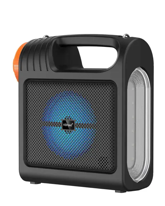 KTS 1837  Bluetooth Speaker with LED and Solar Charging