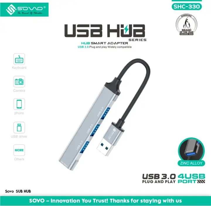 USB 3.0 Hub 4 Ports High Speed CONVERTER OTG High Speed usb 3.0 port Hub Splitter Fast Data Transfer USB Hub Extender Extension Connector Compatible Windows PC / Mac / Surface Pro / Laptop / Printer / Mobile HDD / LED Light USB HUB