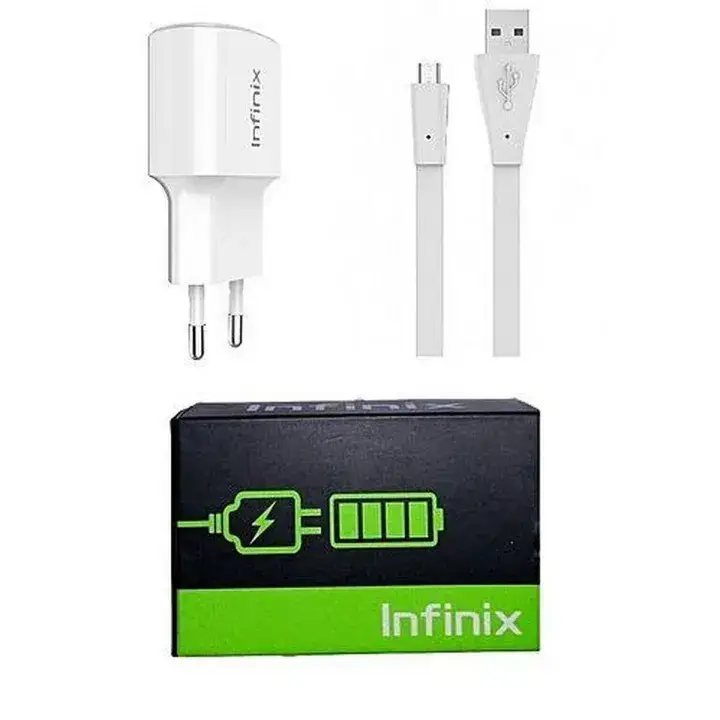 Infinix Fast Charger 3.0A + Data Cable for Hot & Note