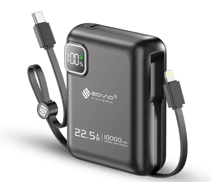 ROBO SPB-610 10000MAH Wireless Power Bank PD Fast Charging With 1 Year Brand Warranty
