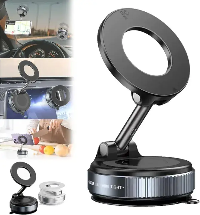 Newest K007 Universal 360 Degree Car Mobile Phone Holder with Strong Magnets Magnetic Car Desk Stand Direct Factory Supply