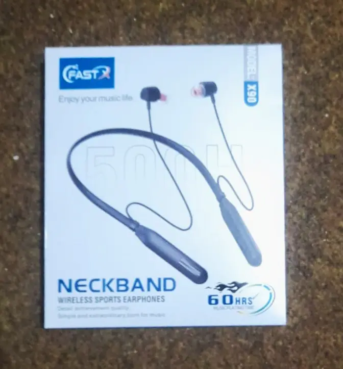 Fast Black Power On/Off, Answer, Redial, Hang Up, Play, Pause, Next Track 90 Wireless Neckband