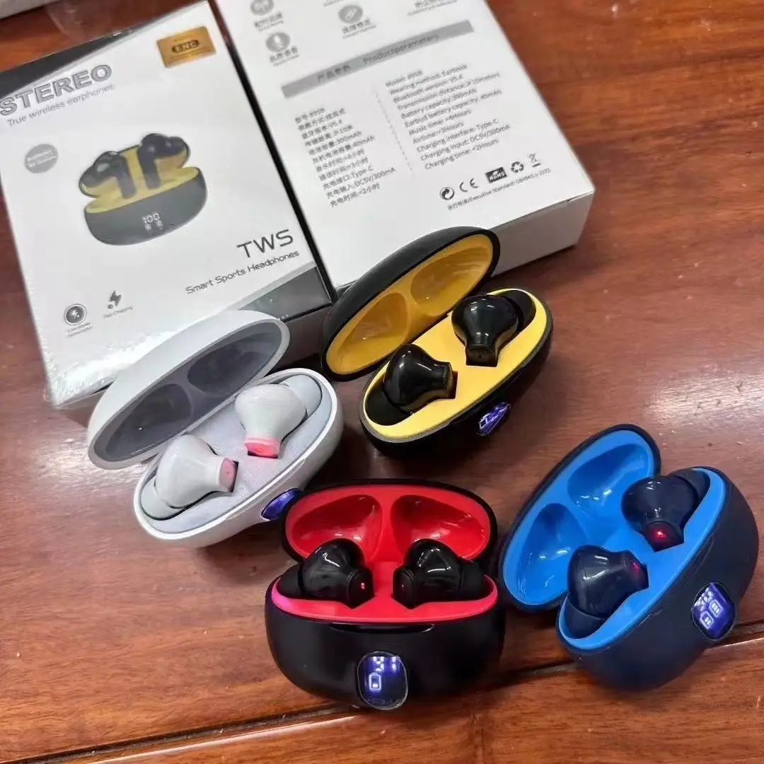 Wireless Stereo Earbuds with Bass & Touch Control-Wireless Earbuds-Wirless Earbuds-Earbuds