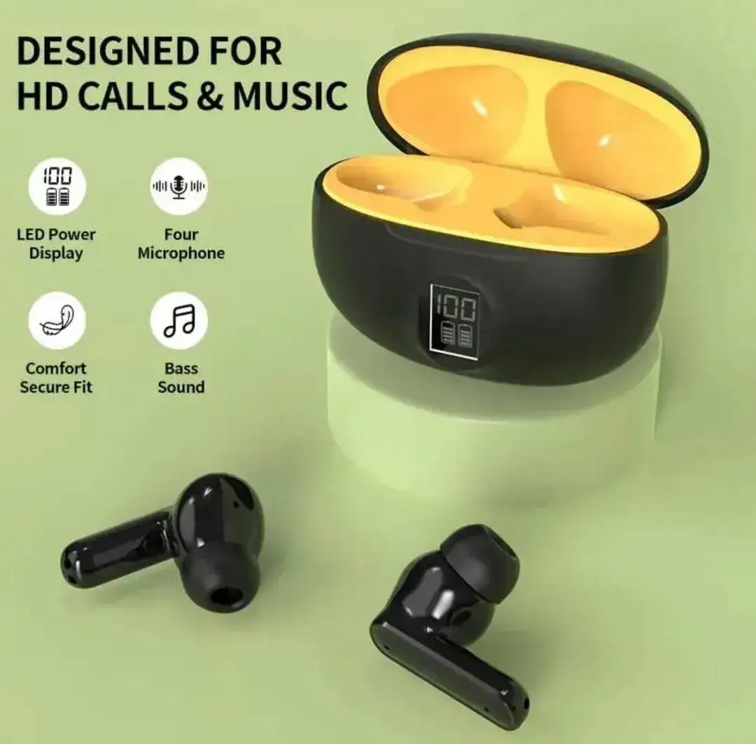 Wireless Stereo Earbuds with Bass & Touch Control-Wireless Earbuds-Wirless Earbuds-Earbuds