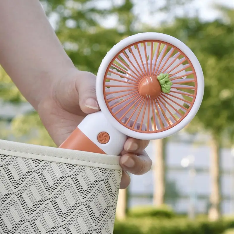 Mini Fan Rechargeable /Hanheld Desktop USB Fan Electric Portable Mini Desk Fan for Kids - Rechargeable USB Battery - Handheld Fan with Adjustable Speed - Versatile Usage
