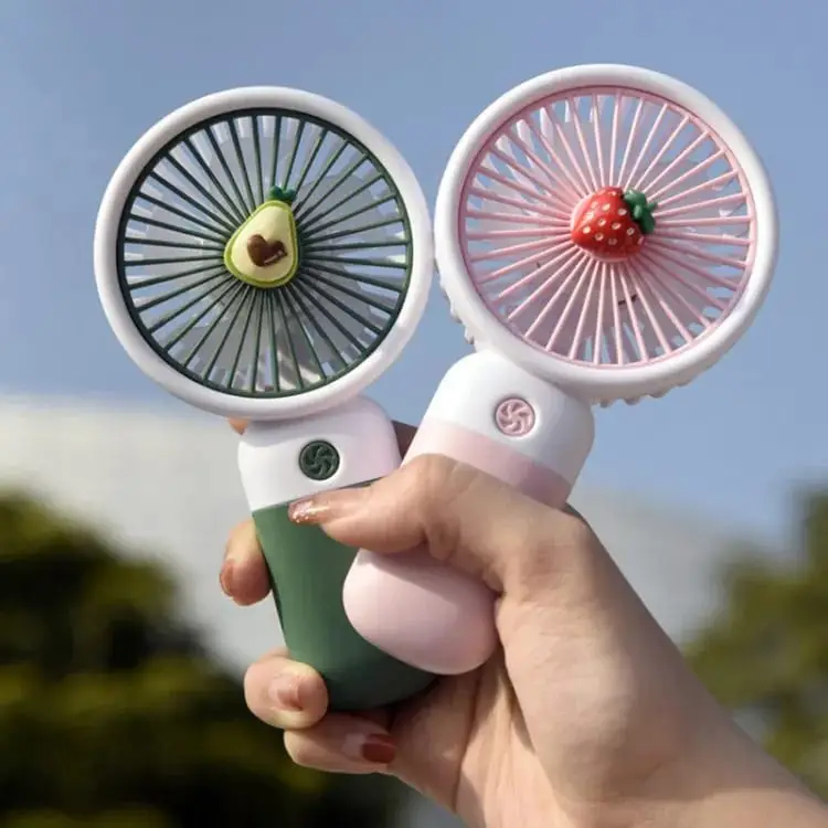 Mini Fan Rechargeable /Hanheld Desktop USB Fan Electric Portable Mini Desk Fan for Kids - Rechargeable USB Battery - Handheld Fan with Adjustable Speed - Versatile Usage