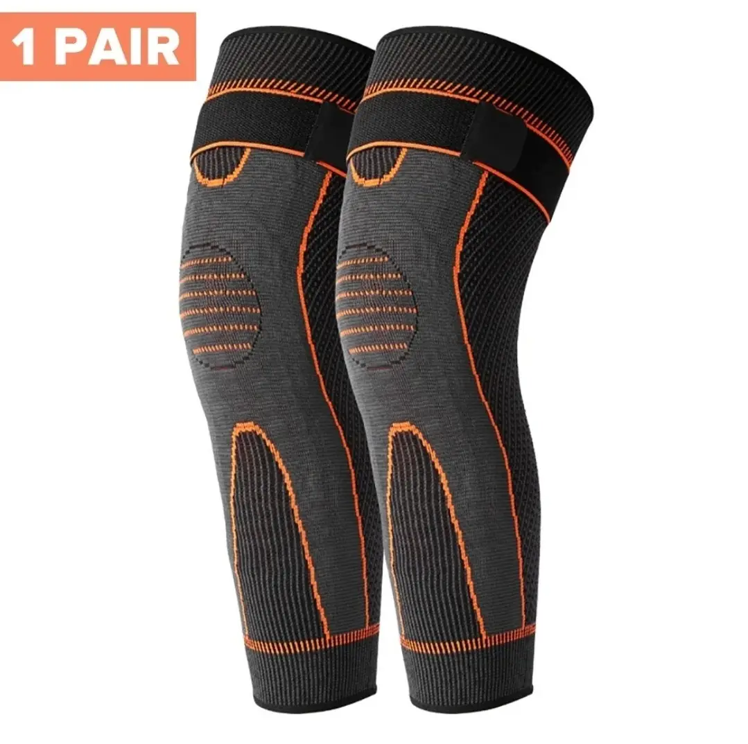 2Pcs 1Pair Strap Knee Braces Support Pad Running Lengthening Breathable Sport Protector Elastic Nylon Pad Sleeve Unisex thermal legs warmer for medical use Wool Knee Warmer