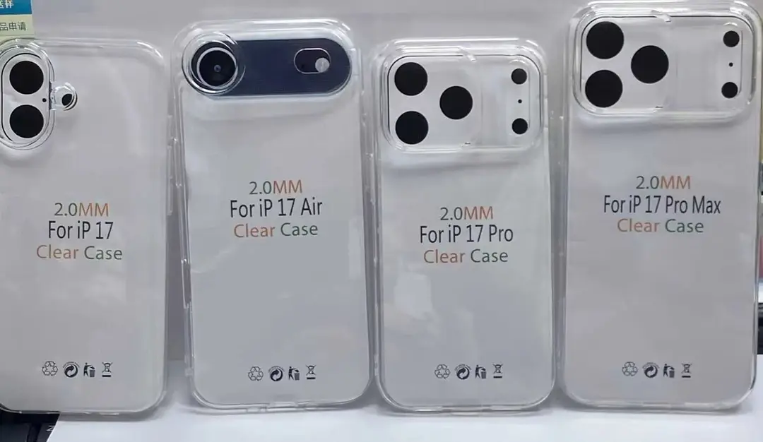 2.0MM Transparent Phone Clear Case for iPhone 17 Pro Max | Slim ShockproofProtective Back Cover |Scratch Resistant iPhone clear Case
