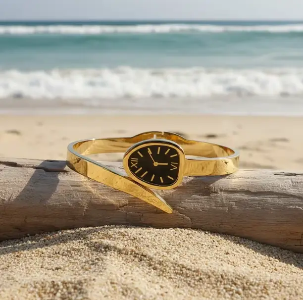 1 Pc Gold Plated Kara Bangle