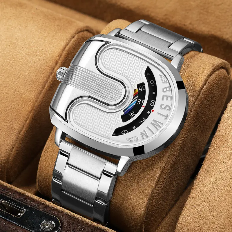 Business Stainless Steel Date Fashion Luxury Watch
