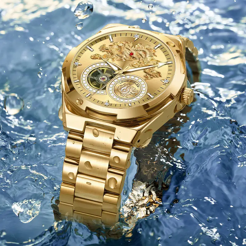Stainless Steel Men's Luxury Fashion Wristwatch Automatic