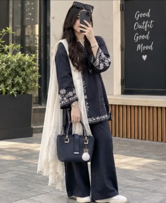 Girl's Leather Plain Hand Bag