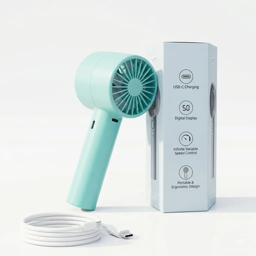 Portable Rechargeable Fan
