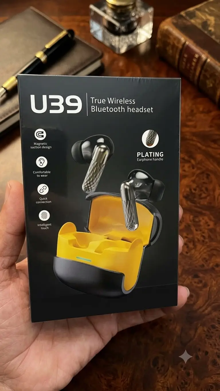 U39 TWS Wireless Earbuds – Bluetooth 5.3, Noise Cancellation