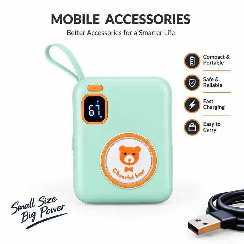 Mini Power Bank 10000mAh – 22.5W Fast Charging