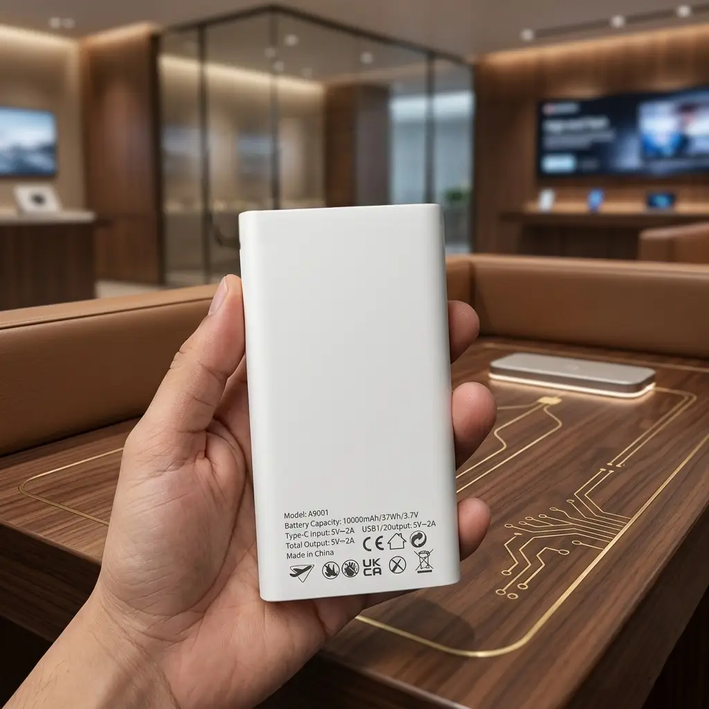 Ven-Dens 10000mAh Power Bank-Dual USB & Type-C Charging
