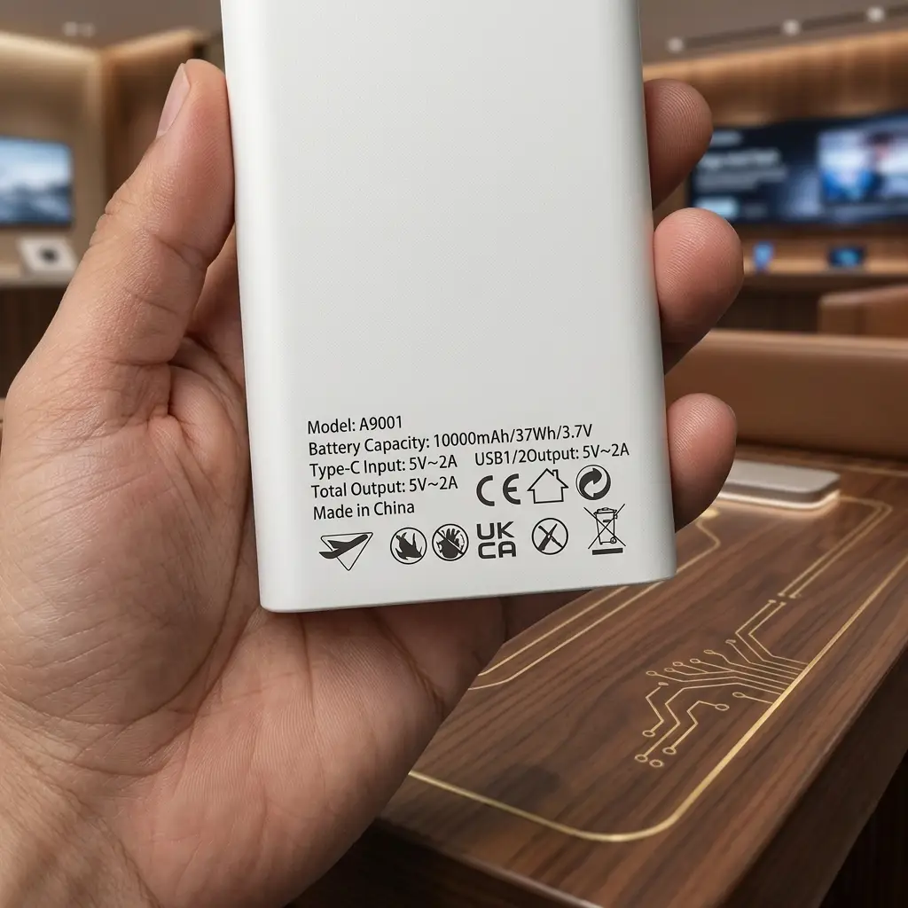 Ven-Dens 10000mAh Power Bank-Dual USB & Type-C Charging