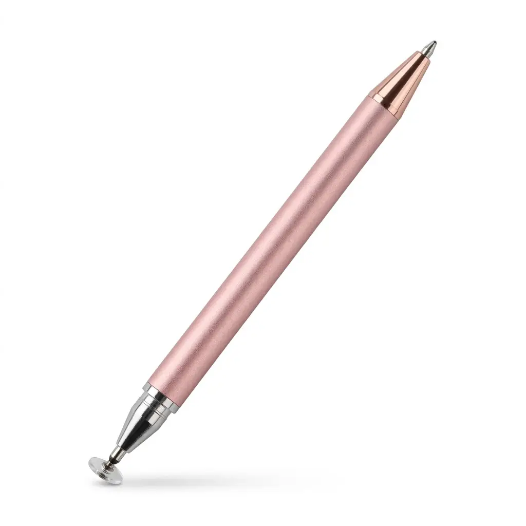 2 in 1 Universal Stylus Touch Pen - High Precision Disc & Ballpoint Pen