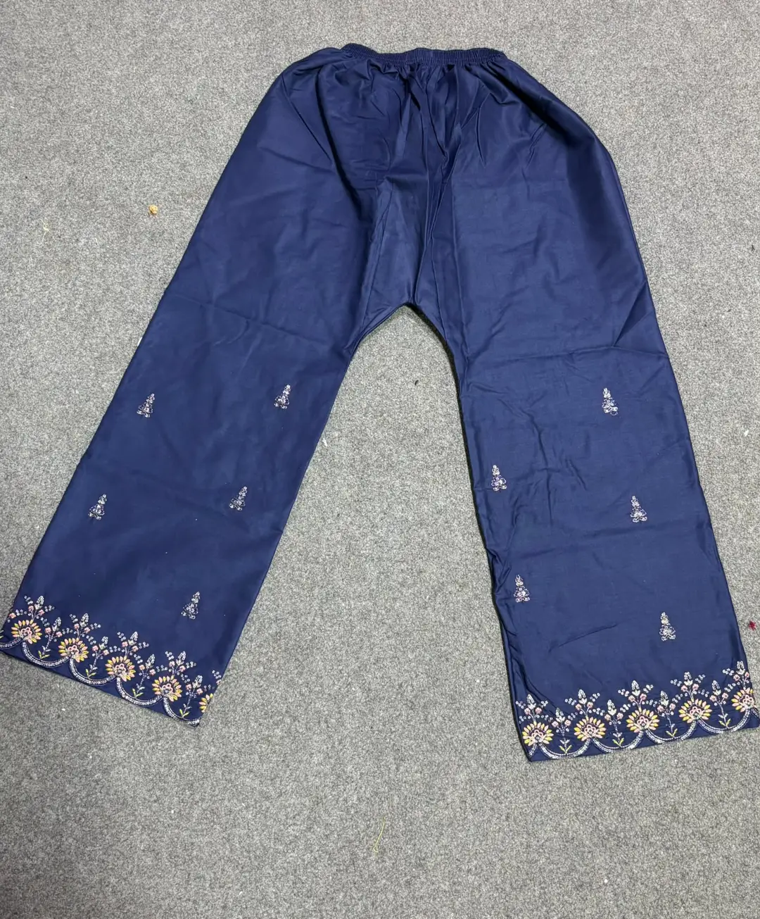 2 Pcs Women's Stitched Cotton Embroidered Shirt And Trouser