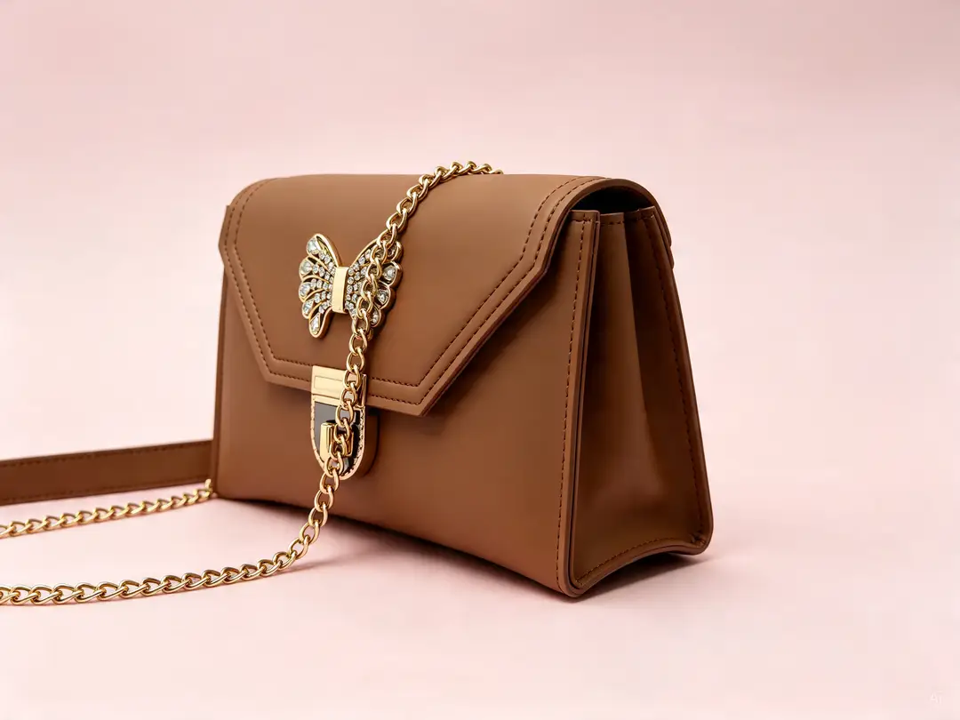 Women's PU Leather Plain Shoulder Bag