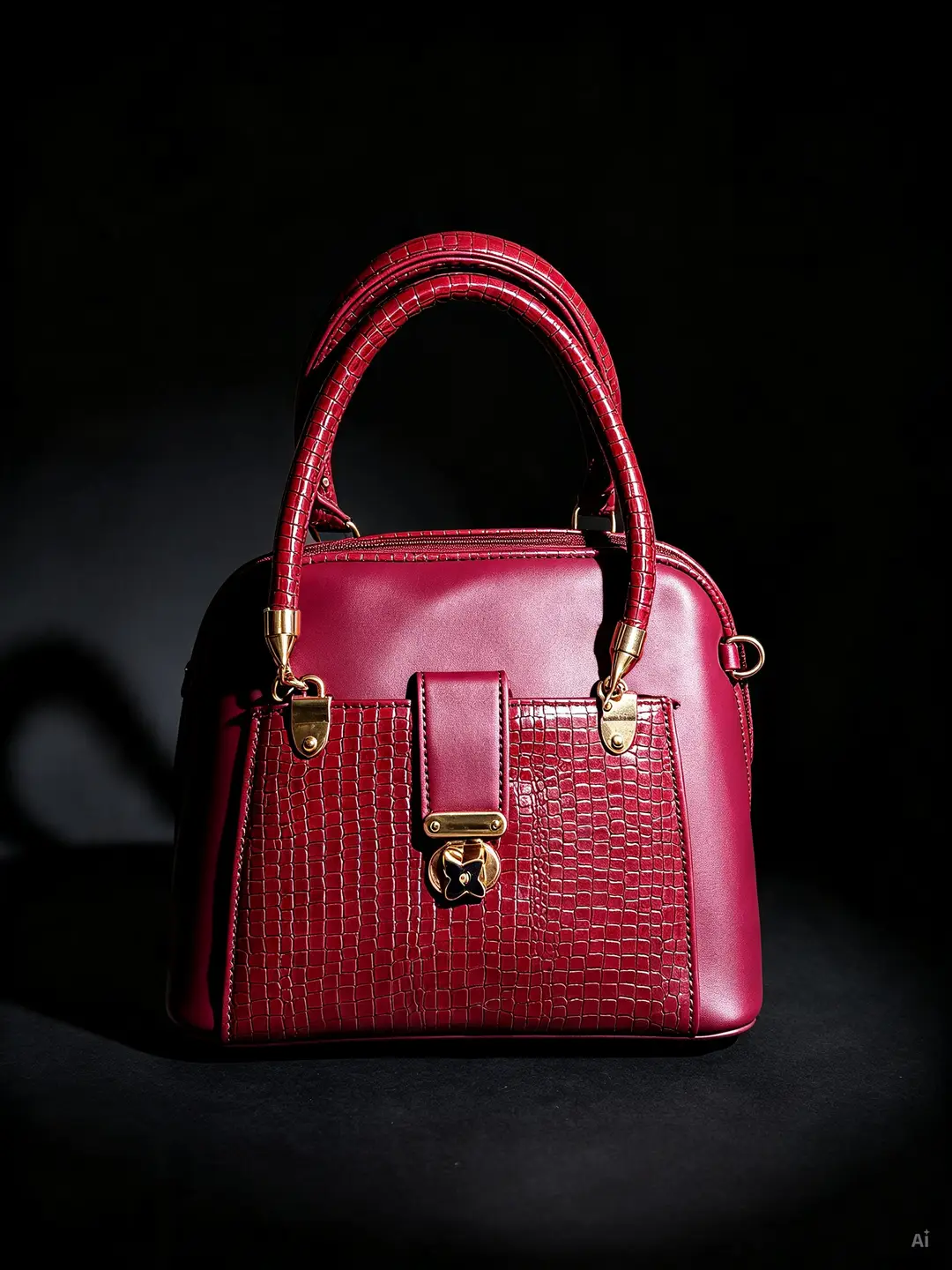 Women's PU Leather Textured Hand Bag