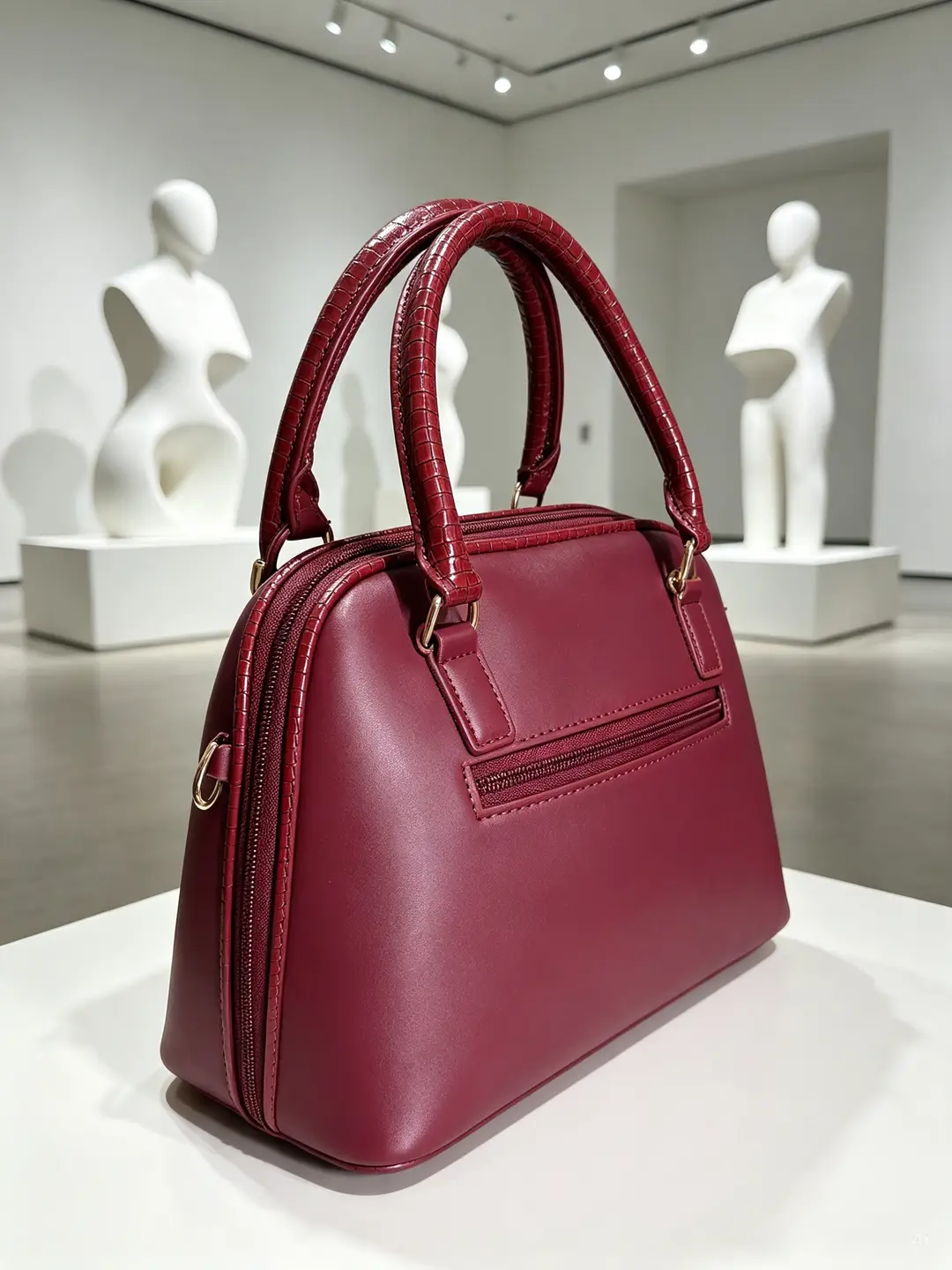 Women's PU Leather Textured Hand Bag