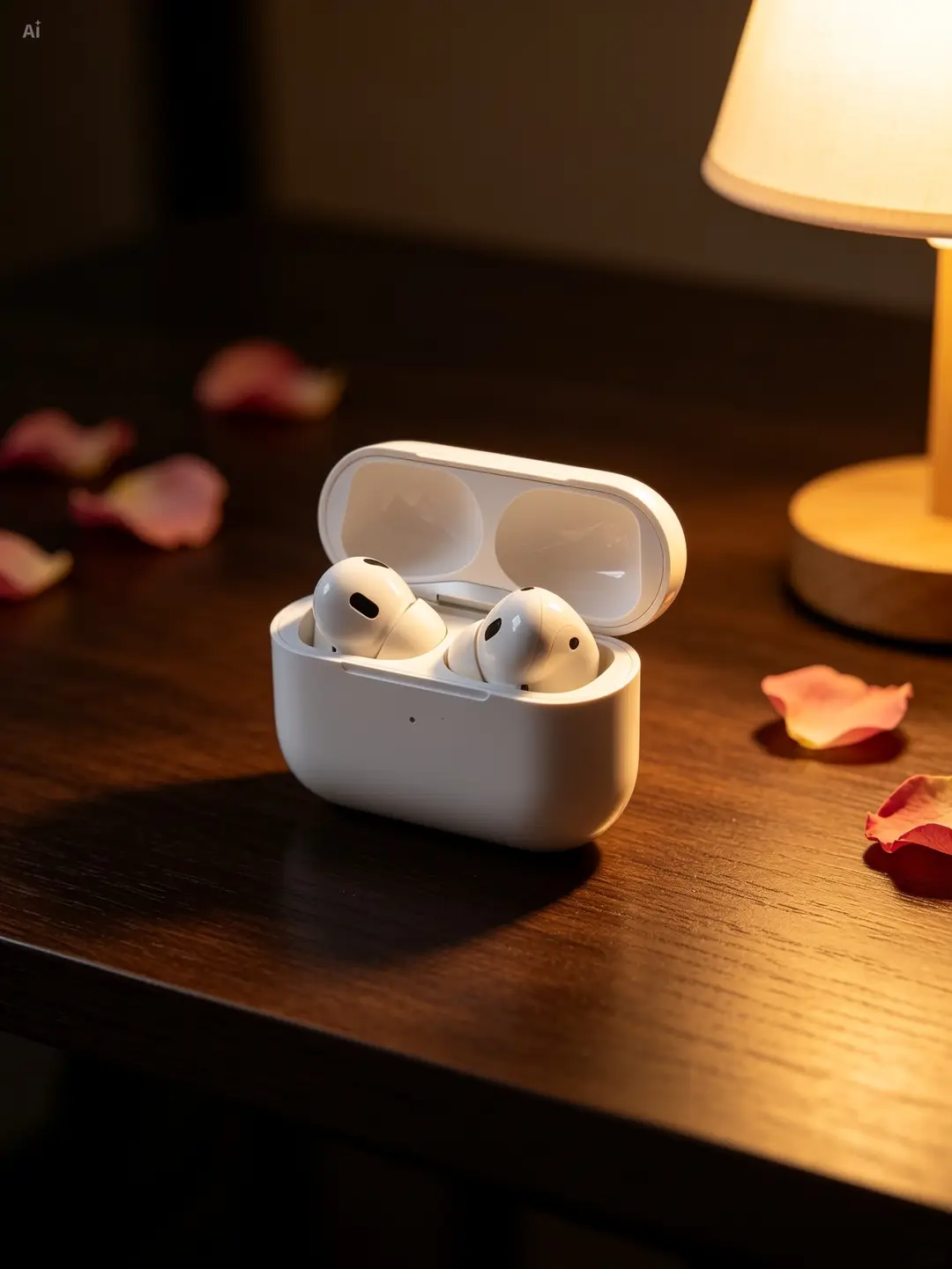 White Airpods