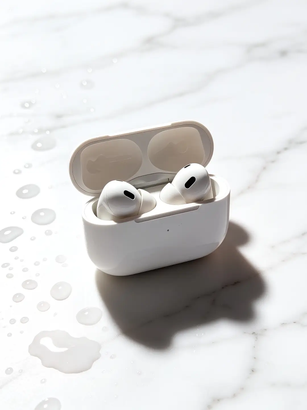 White Airpods