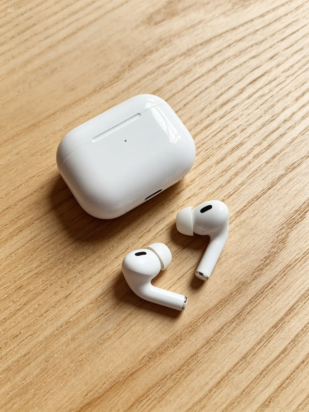 White Airpods