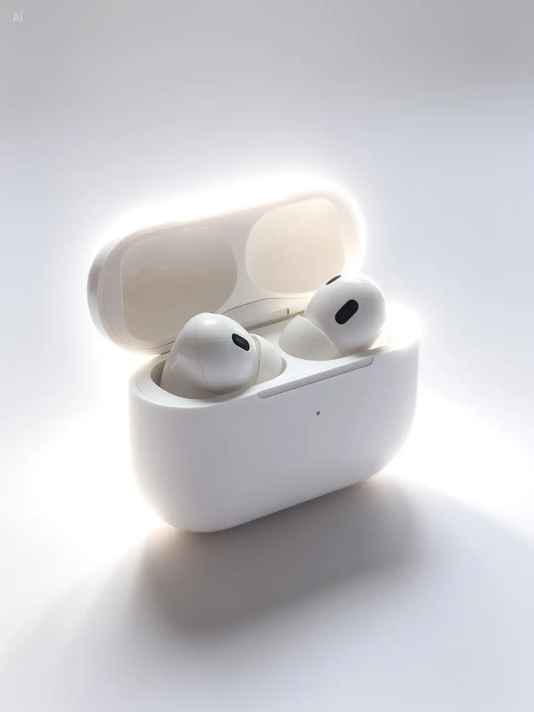 White Airpods