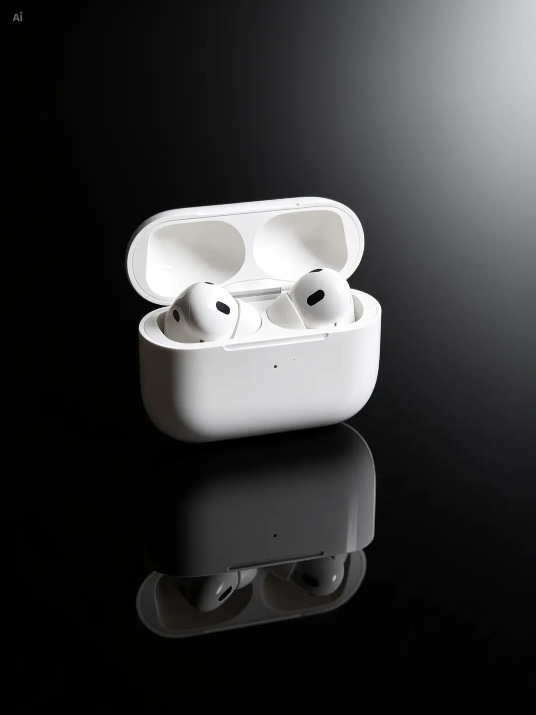 White Airpods