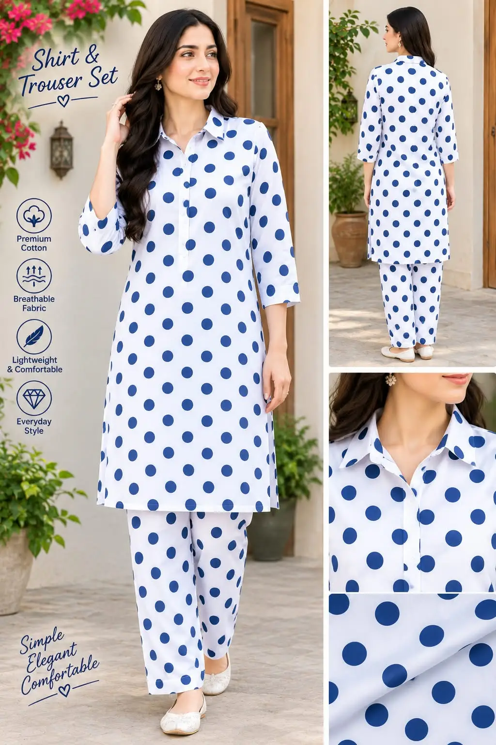 2 Pcs Women's Unstitched Printed Suit very Good Quality