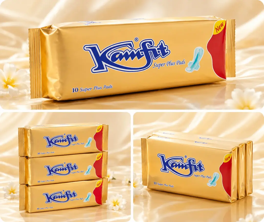 Kamfit sanitary pads pack of 3 (10 PCs in one pack) Comfortable And Lightweight Underwire Pads