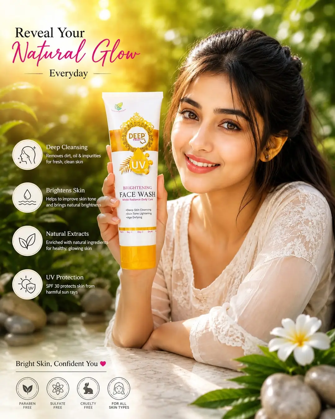Whitening And Brightening Face Wash 100ml