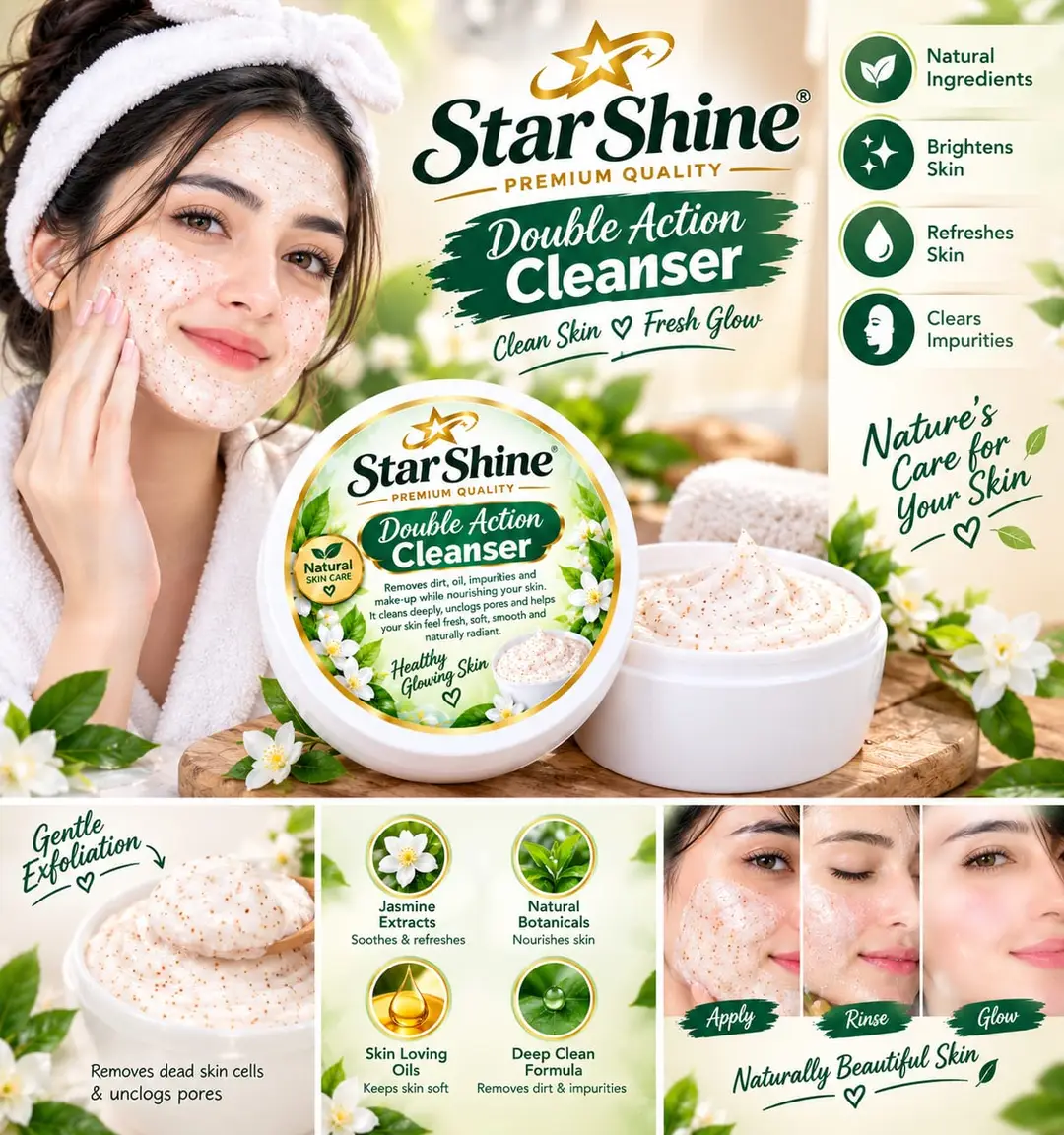 Whitening And Brightening Facial Cleanser for all skin