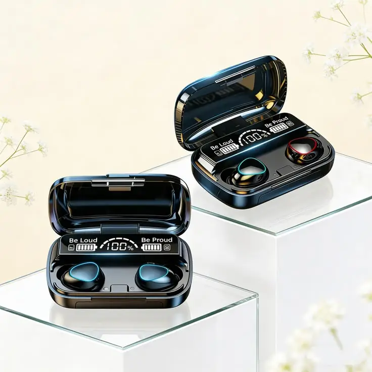 M10 Wireless Bluetooth Earbuds with Long Lasting Battery