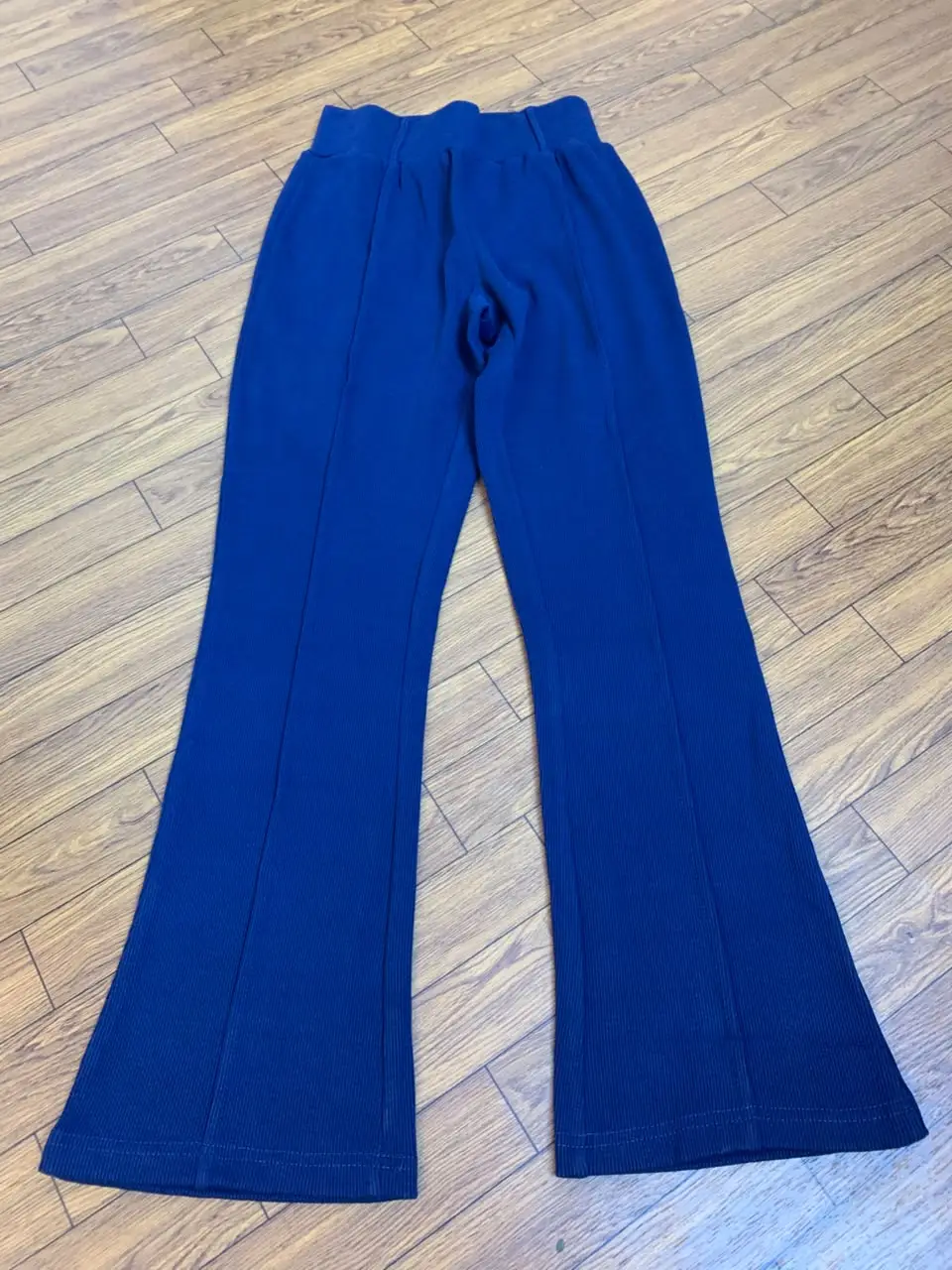 1 Pc Women's Stitched Cotton Jersey Plain Bell Bottoms