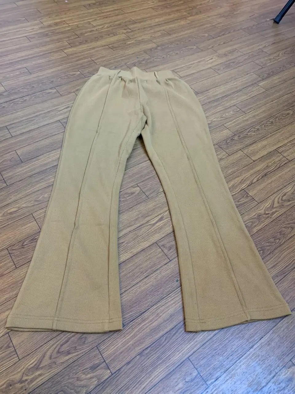 1 Pc Women's Stitched Cotton Jersey Plain Bell Bottoms