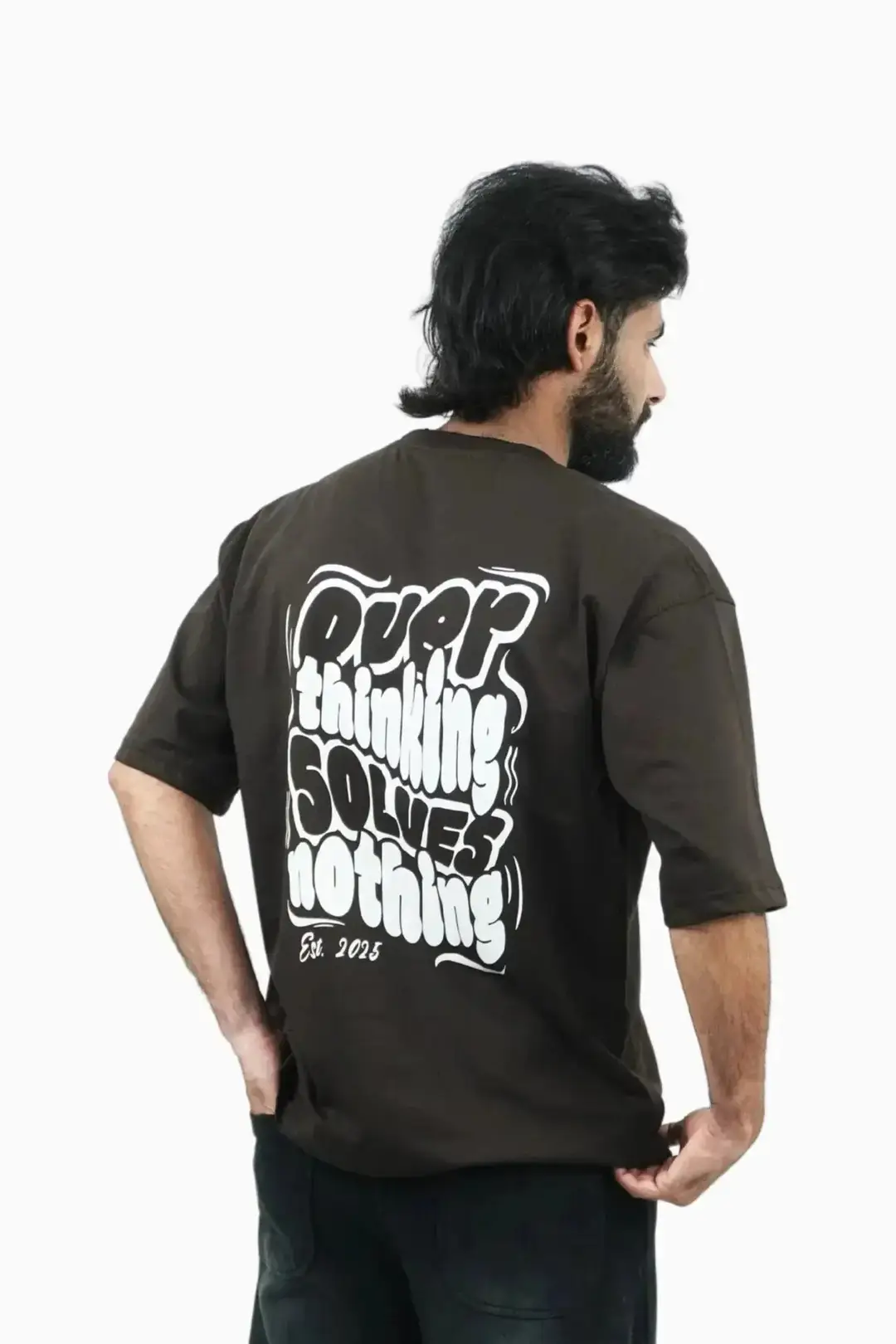 Men's 200g Cotton Printed T-Shirt Oversized Fit