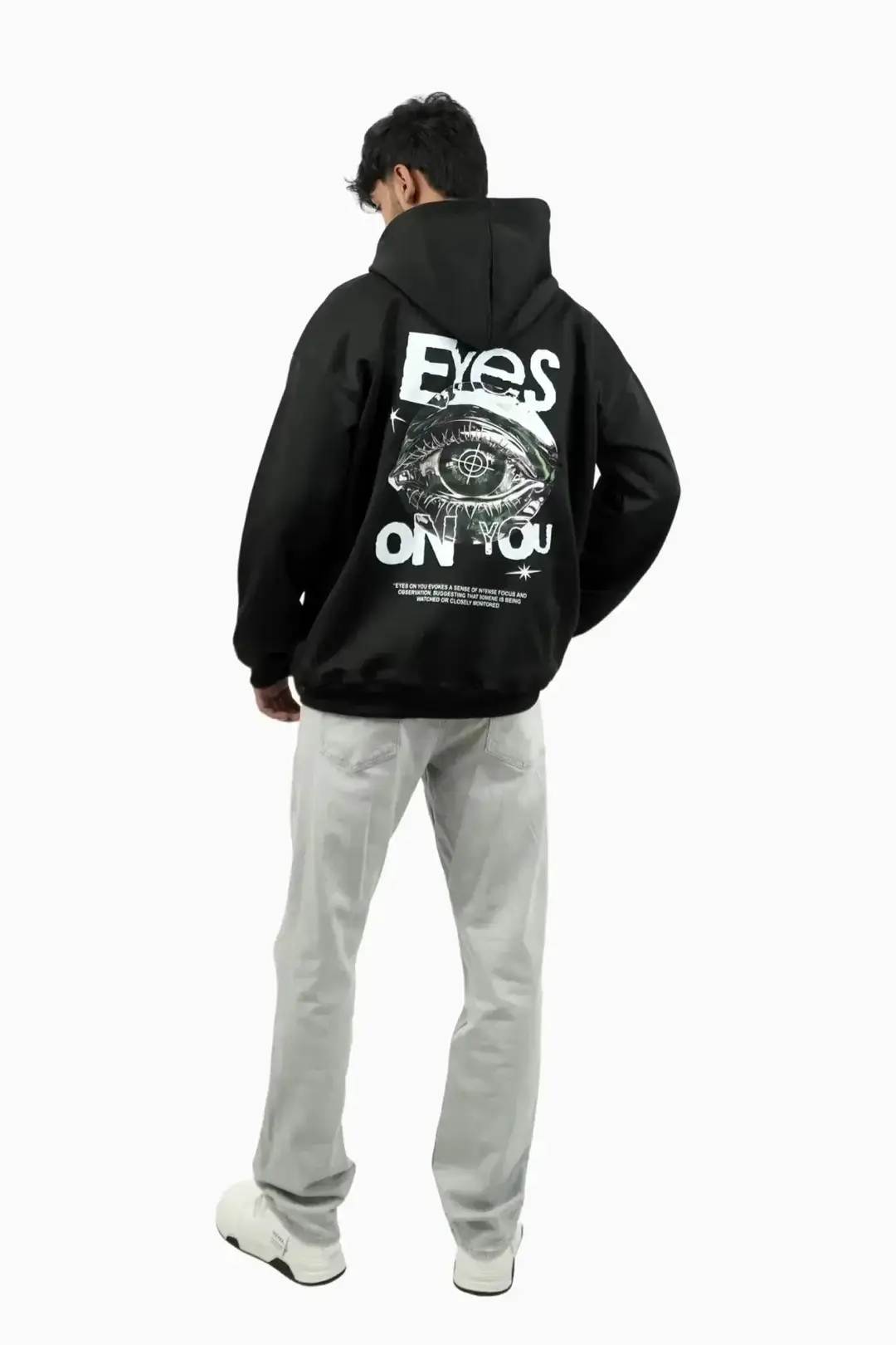 1 Pc Men's Micro Printed Hoodie