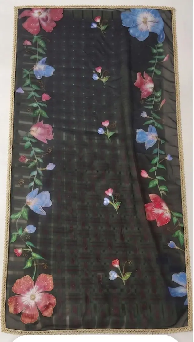 1 Pc Women's Stitched Dupatta