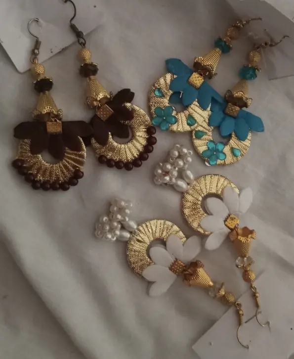 Flower Design DIY Jewellery Beads