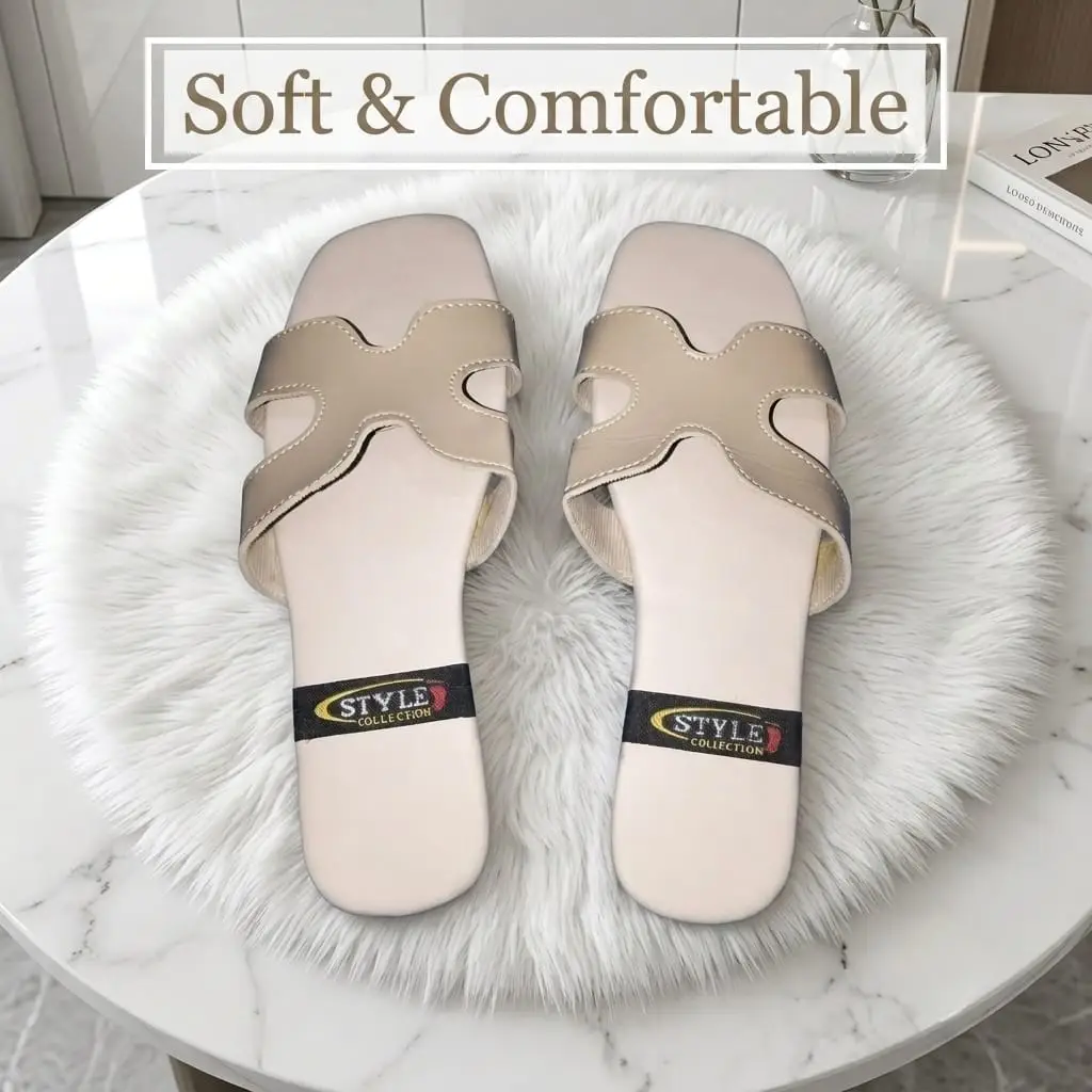 Women's Elegant H Shape Soft Comfort Slippers