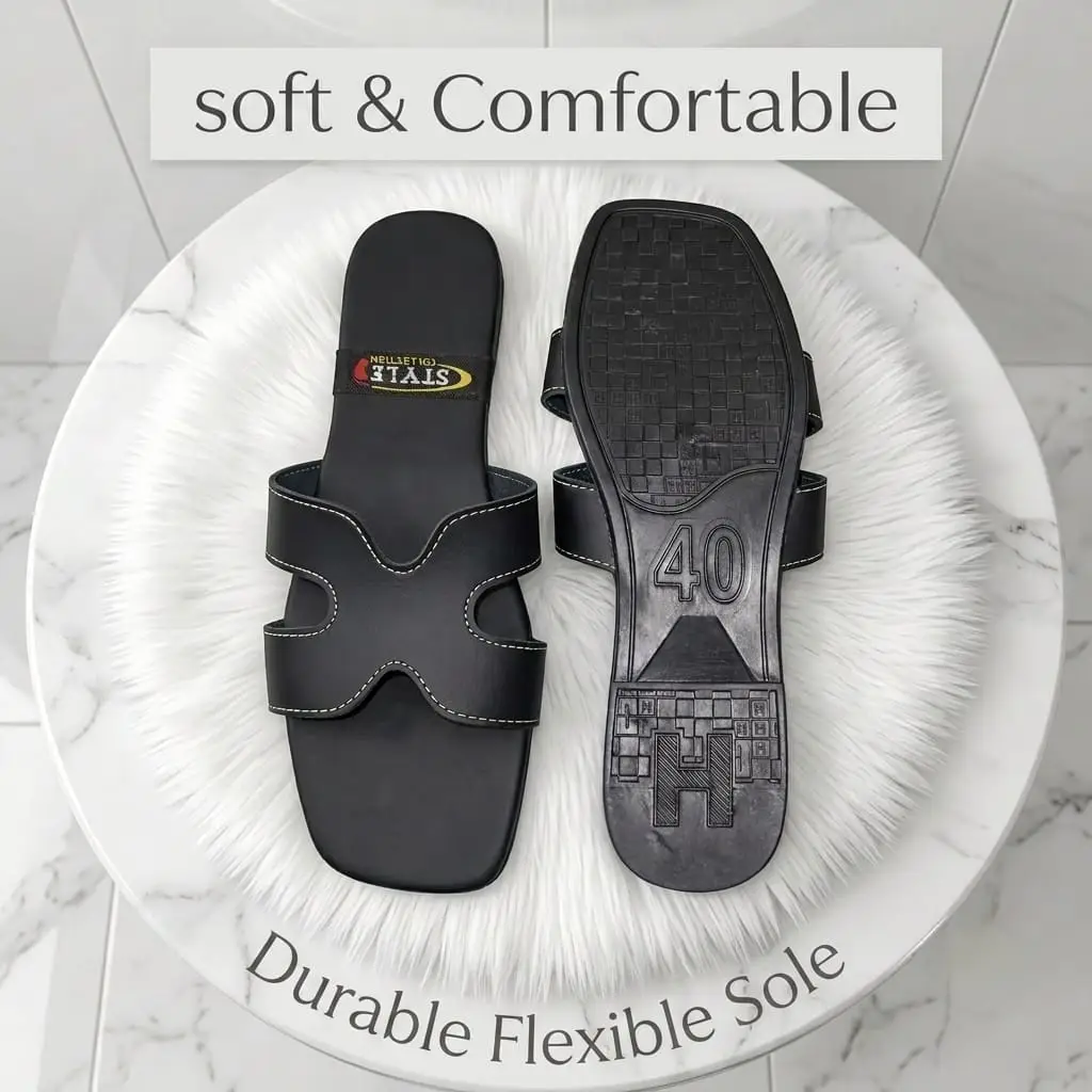 Women's Elegant H Shape Soft Comfort Slippers