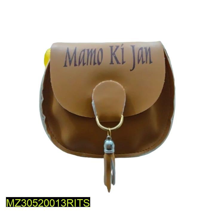 Mamo Ki Jan Leather Crossbody Bag for Kids